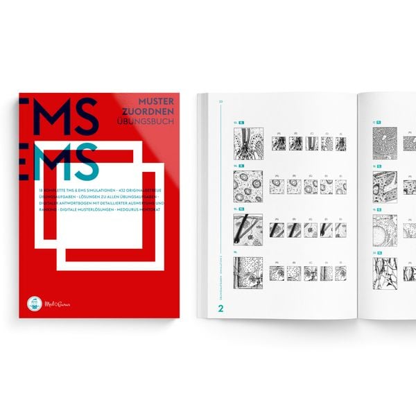 Produktbild: MedGurus - TMS &Uuml;bungsbuch Muster zuordnen