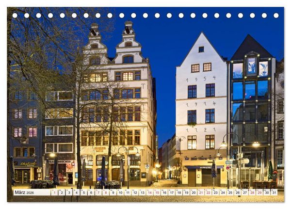 Produktbild: K&Ouml;LNER LICHTERZAUBER (Tischkalender 2026 DIN A5 quer), CALVENDO Monatskalender