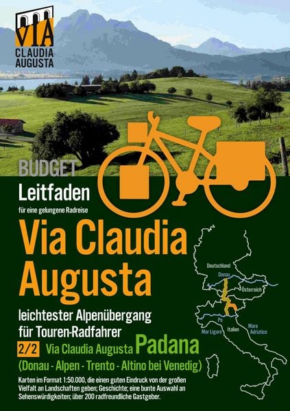 Produktbild: Rad-Route Via Claudia Augusta 2/2 Padana Budget