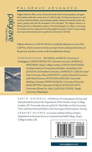 Produktbild: Palgrave Advances in Cold War History