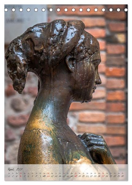 Produktbild: Julia in Verona - Giulietta a Verona (Tischkalender 2027 DIN A5 hoch), CALVENDO Monatskalender