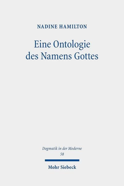 Produktbild: Eine Ontologie des Namens Gottes