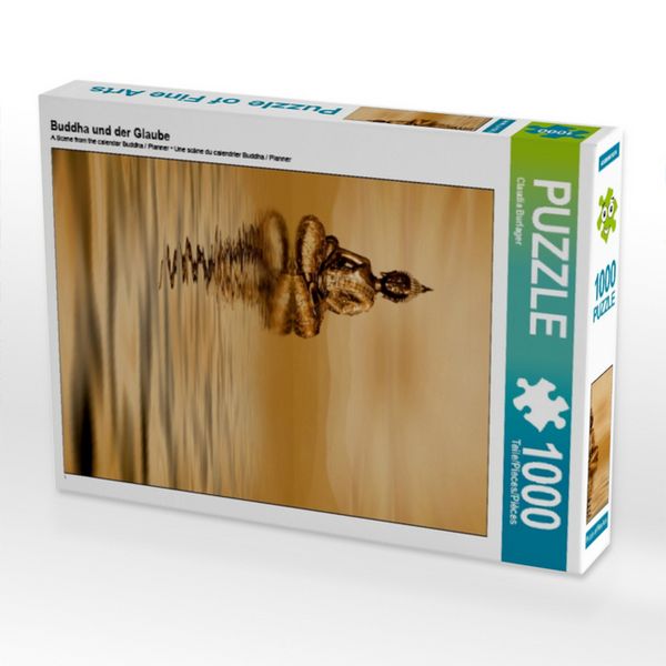 Produktbild: CALVENDO Puzzle Buddha und der Glaube | 1000 Teile Lege-Gr&ouml;&szlig;e 64x48cm Foto-Puzzle f&uuml;r gl&uuml;ckliche Stunden