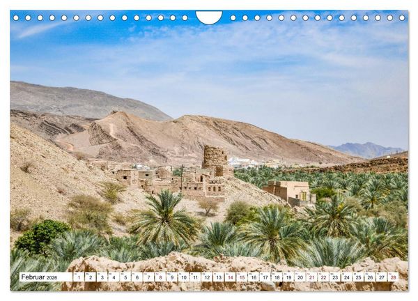 Produktbild: Oman - Perle des Orients (Wandkalender 2026 DIN A4 quer), CALVENDO Monatskalender