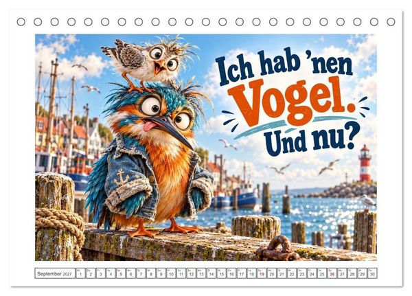 Produktbild: K&uuml;stenk&ouml;ppe (Tischkalender 2027 DIN A5 quer), CALVENDO Monatskalender