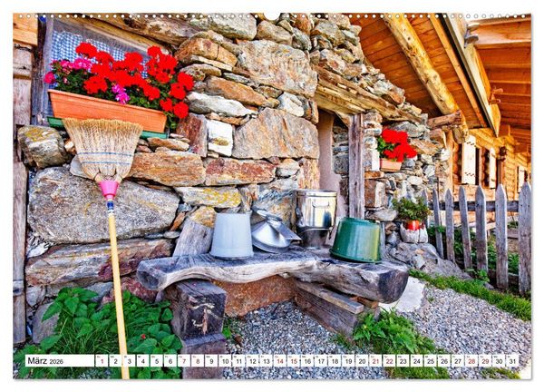 Produktbild: Almen im S&uuml;dtiroler Ultental (hochwertiger Premium Wandkalender 2026 DIN A2 quer), Kunstdruck in Hochglanz