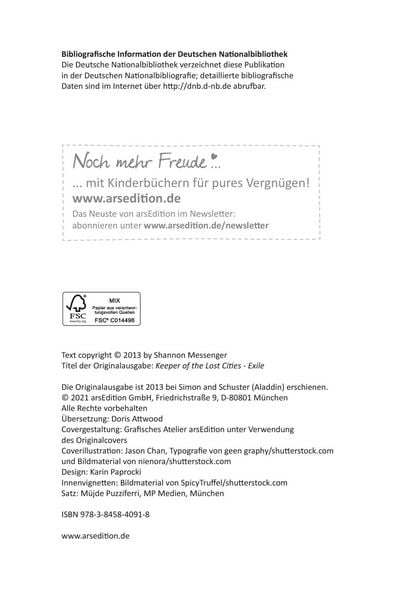 Produktbild: Keeper of the Lost Cities &ndash; Das Exil (Keeper of the Lost Cities 2)