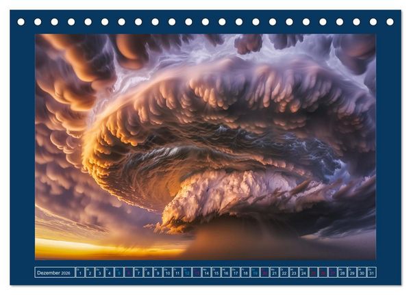 Produktbild: Im Bann der Naturgewalten (Tischkalender 2026 DIN A5 quer), CALVENDO Monatskalender
