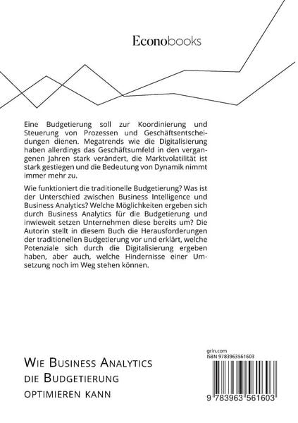 Produktbild: Wie Business Analytics die Budgetierung optimieren kann. Potenziale und Status Quo