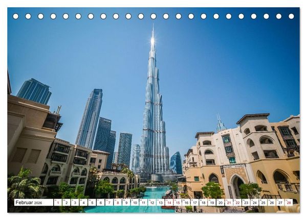 Produktbild: Wundervolles Dubai (Tischkalender 2026 DIN A5 quer), CALVENDO Monatskalender