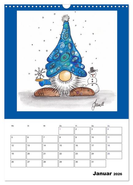 Produktbild: WichtelParade (Wandkalender 2026 DIN A3 hoch), CALVENDO Monatskalender