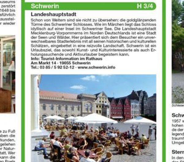 Produktbild: Publicpress Rad- und Wanderkarte Schwerin, Wismar, Insel Poel 1:60.000