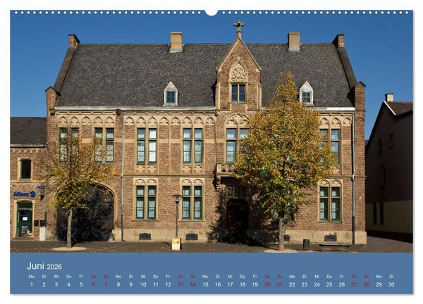 Produktbild: ERFTSTADT - Burgen und B&uuml;rgerh&auml;user (Wandkalender 2026 DIN A2 quer), CALVENDO Monatskalender