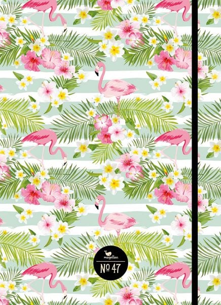 Produktbild: Notizbuch No. 47 - Flamingos