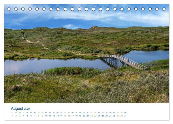 Produktbild: D&auml;nemarks Nordseek&uuml;ste - S&uuml;dj&uuml;tland (Tischkalender 2026 DIN A5 quer), CALVENDO Monatskalender