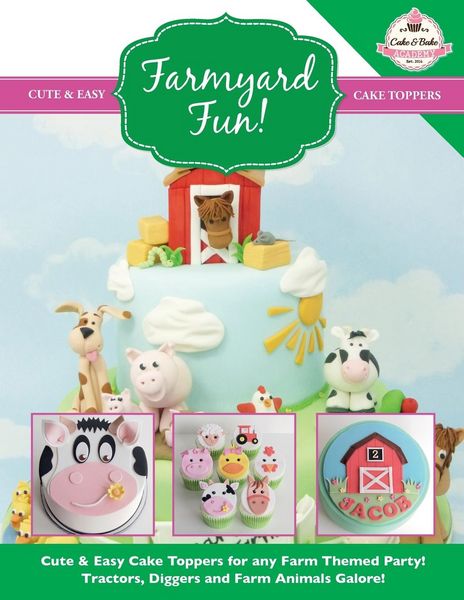 Produktbild: Farmyard Fun! Cute & Easy Cake Toppers for any Farm Themed Party!