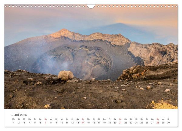 Produktbild: Vulkane 2026 (Wandkalender 2026 DIN A3 quer), CALVENDO Monatskalender