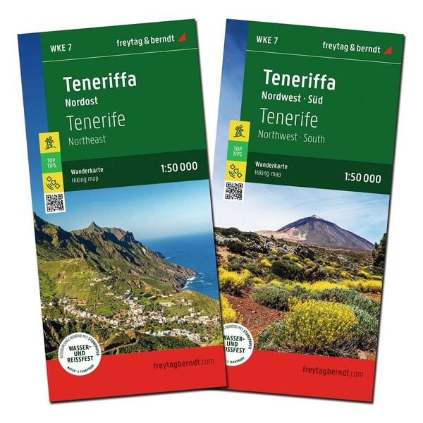 Freytag & berndt Wanderkarten-Set Teneriffa 1:50.000, Sonstige von , KOMPASS freytag und berndt, 978-3-7079-2298-1