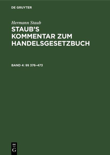 Produktbild: &sect;&sect; 376-473