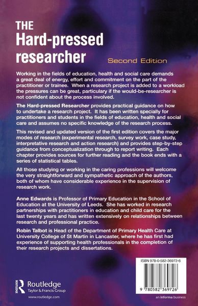 Produktbild: The Hard-pressed Researcher