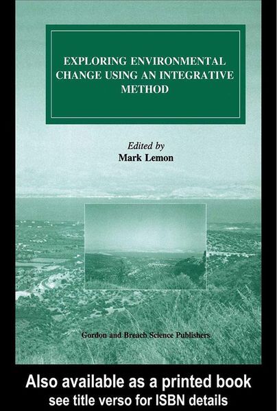 Produktbild: Exploring Environmental Change Using an Integrative Method