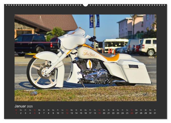 Produktbild: BEST OF HARLEY-DAVIDSON BAGGER-STYLE (Wandkalender 2025 DIN A2 quer), CALVENDO Monatskalender