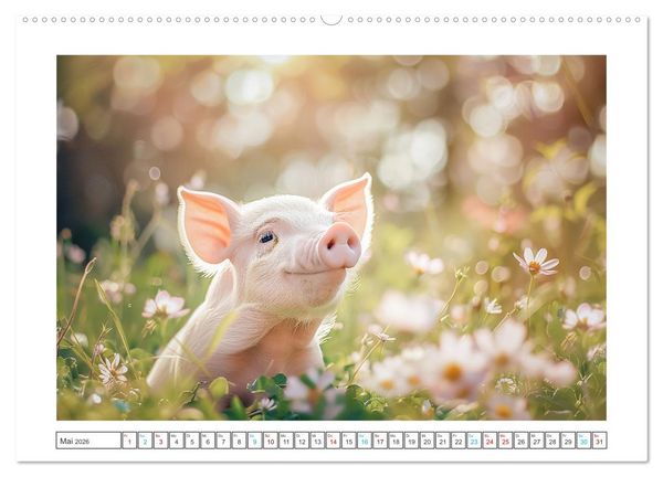 Produktbild: Pure Gl&uuml;cksmomente (Wandkalender 2026 DIN A2 quer), CALVENDO Monatskalender