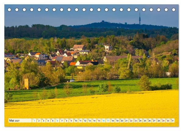 Produktbild: Willkommen im Saalekreis (Tischkalender 2027 DIN A5 quer), CALVENDO Monatskalender