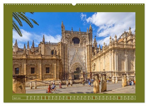 Produktbild: Ein Herz f&uuml;r Sevilla (Wandkalender 2026 DIN A2 quer), CALVENDO Monatskalender