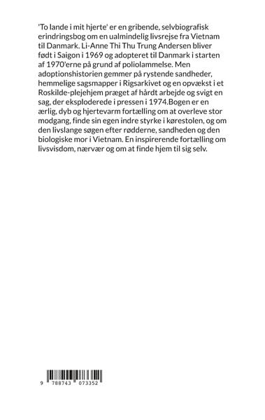 Produktbild: To lande i mit hjerte