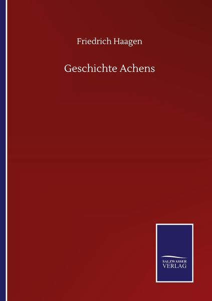 Produktbild: Geschichte Achens