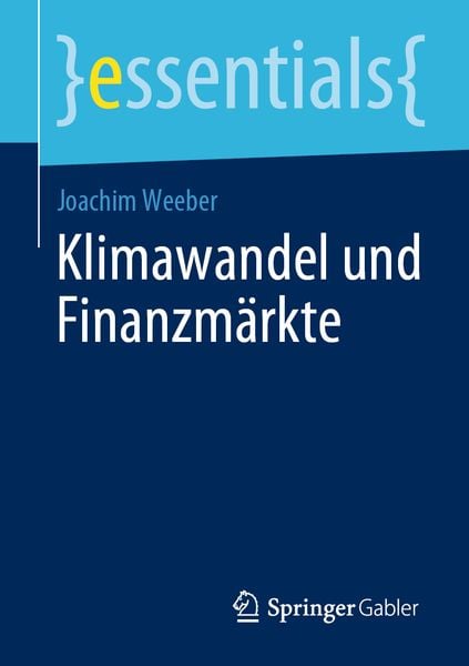 Produktbild: Klimawandel und Finanzm&auml;rkte
