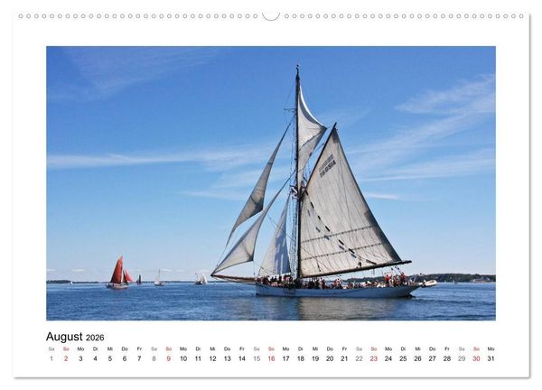 Produktbild: Traditionsschiffe auf der Ostsee (Wandkalender 2026 DIN A2 quer), CALVENDO Monatskalender