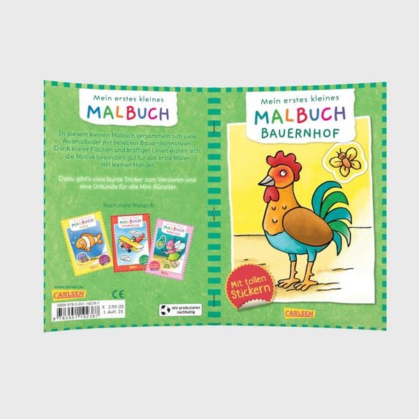 Produktbild: Mein erstes kleines Malbuch: Bauernhof