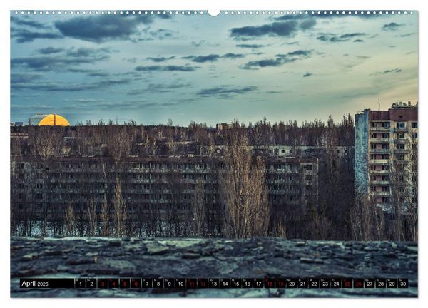 Produktbild: Tschernobyl - Prypjat - Die radioaktive Geisterstadt (Wandkalender 2026 DIN A2 quer), CALVENDO Monatskalender