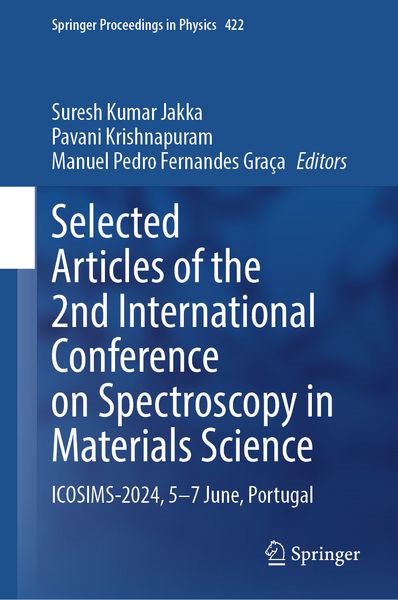Produktbild: Selected Articles of the 2nd International Conference on Spectroscopy in Materials Science