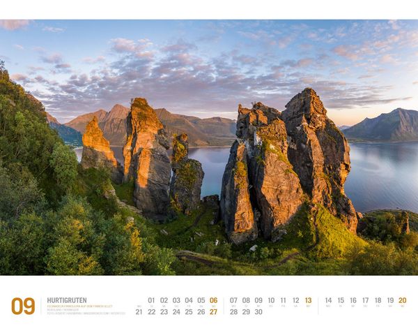 Produktbild: Hurtigruten Kalender 2026 | Unterwegs zwischen Bergen und Kirkenes