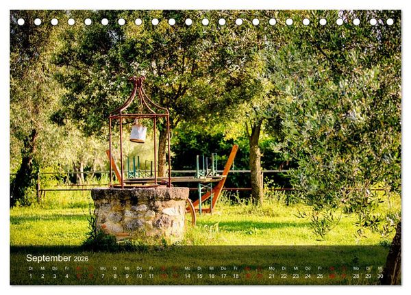Produktbild: Toskana - sp&uuml;r den Sommer (Tischkalender 2026 DIN A5 quer), CALVENDO Monatskalender