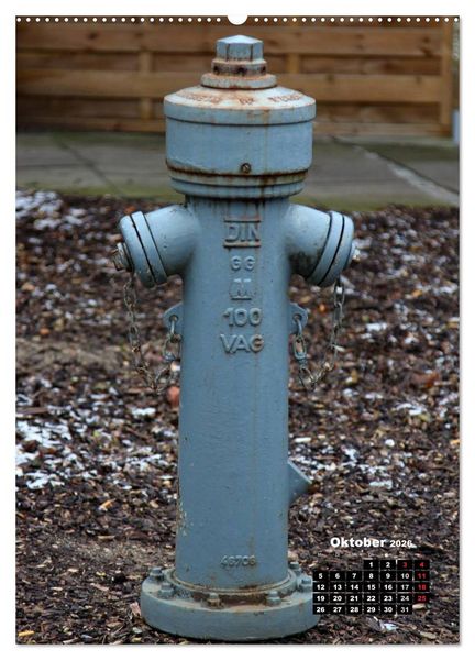 Produktbild: Nostalgie Hydranten (hochwertiger Premium Wandkalender 2026 DIN A2 hoch), Kunstdruck in Hochglanz