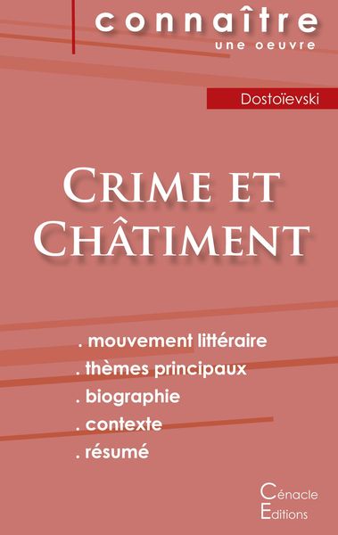 Produktbild: Fiche de lecture Crime et Ch&acirc;timent (Analyse litt&eacute;raire de r&eacute;f&eacute;rence et r&eacute;sum&eacute; complet)
