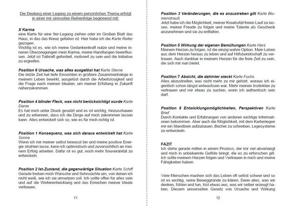 Produktbild: Kartenlegen ausf&uuml;hrlich erkl&auml;rt &ndash; Karma als Legungen mit den Lenormandkarten