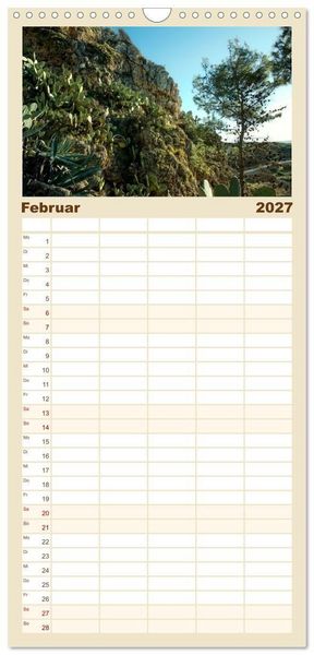Produktbild: Familienplaner 2027 - il Salento Kulturlandschaft zwischen zwei Meeren mit 5 Spalten (Wandkalender, 21 x 45 cm) CALVENDO