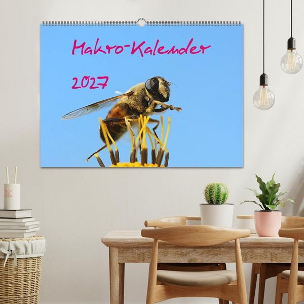 Produktbild: Makro-Kalender 2027 (Wandkalender 2027 DIN A2 quer), CALVENDO Monatskalender