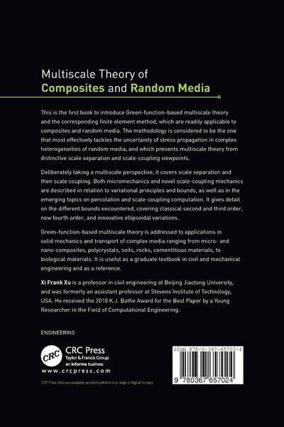 Produktbild: Multiscale Theory of Composites and Random Media