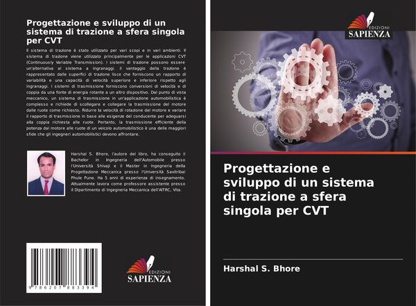 Produktbild: Progettazione e sviluppo di un sistema di trazione a sfera singola per CVT