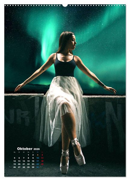 Produktbild: Ballerinen - Anmut, Eleganz und Leichtigkeit (Wandkalender 2026 DIN A2 hoch), CALVENDO Monatskalender