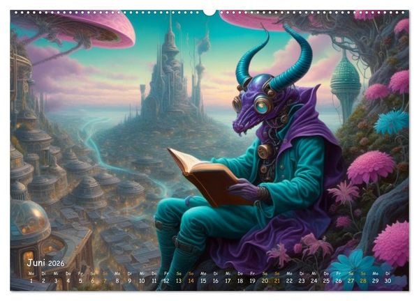 Produktbild: unm&ouml;gliche Traumwelten (Wandkalender 2026 DIN A2 quer), CALVENDO Monatskalender