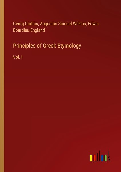 Produktbild: Principles of Greek Etymology