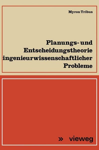 Produktbild: Planungs- und Entscheidungstheorie ingenieurwissenschaftlicher Probleme