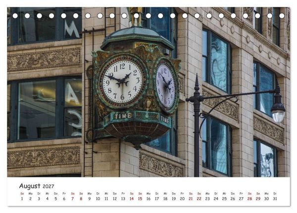 Produktbild: beeindruckendes Chicago (Tischkalender 2027 DIN A5 quer), CALVENDO Monatskalender